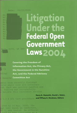 Litigation Under the Federal Open Government Laws 2002