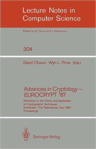 Advances in Cryptology - EUROCRYPT 
